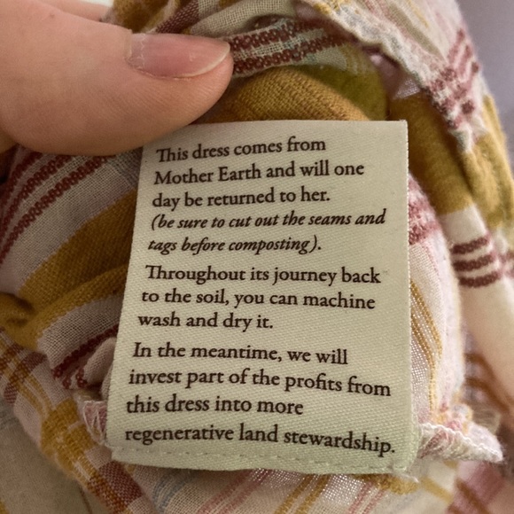 Christy Dawn Bennet dress, M, in Honey Plaid - Picture 12 of 12